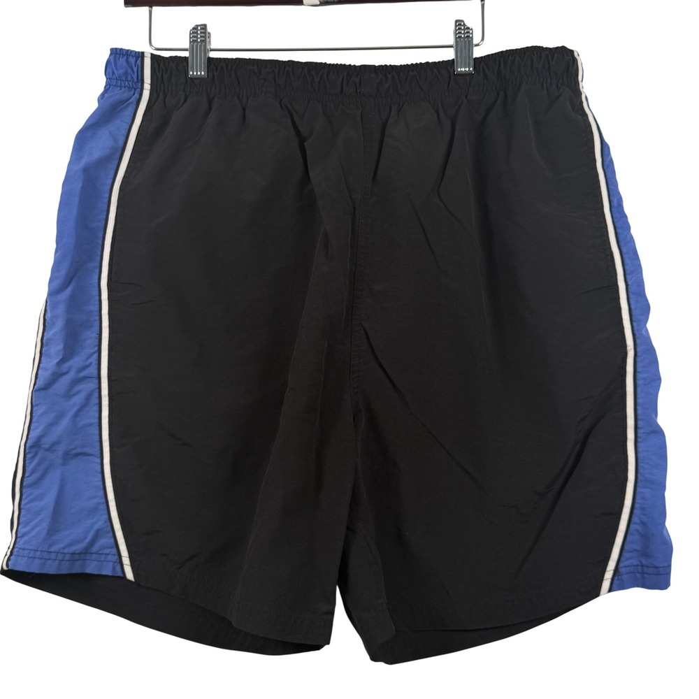 Vintage 90s Y2K Mens XL Swim Trunks Colorblock Mesh Lined Board Shorts Sporty